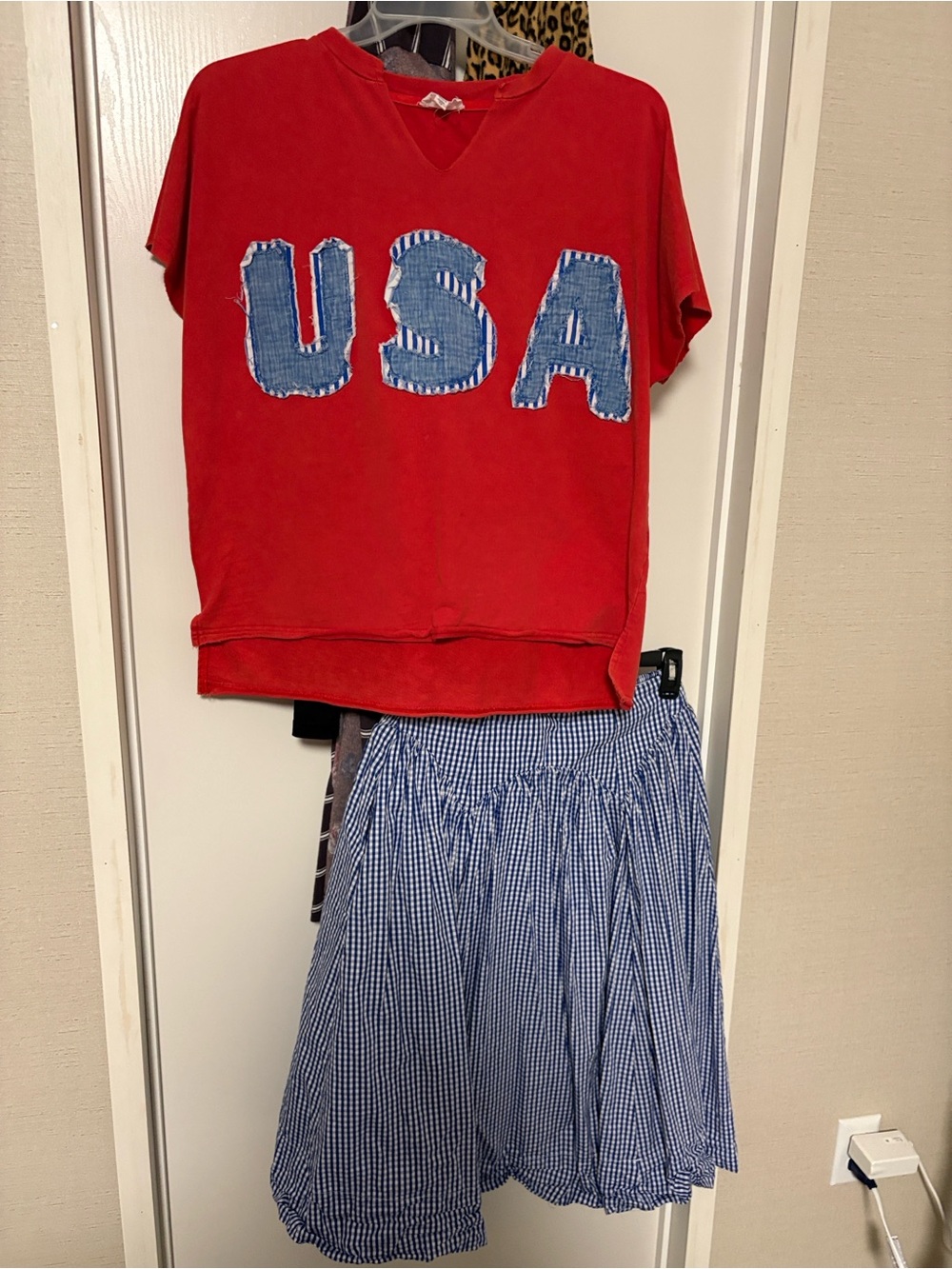 Ladies skirt/shirt set
